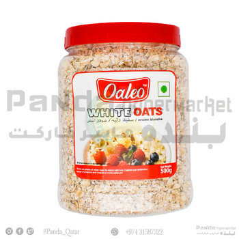 Oaleo White Oats Pet Jar 500Gm