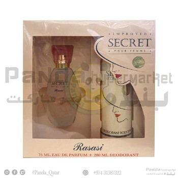 Rasasi Secret EDP+DEO 75Ml+200Ml