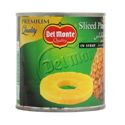 Del Monte Sliced Pineapple In Syrup 435g