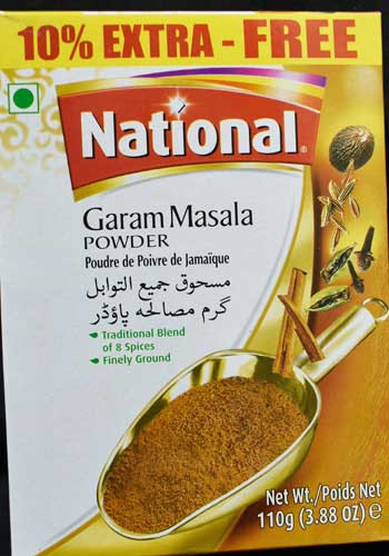 National Garam Masala Powder 110Gm