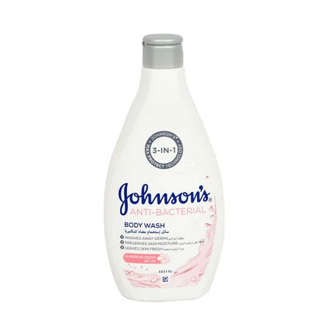 Johnson's Anti Bacterial Body Wash Almond Blossom 400ml