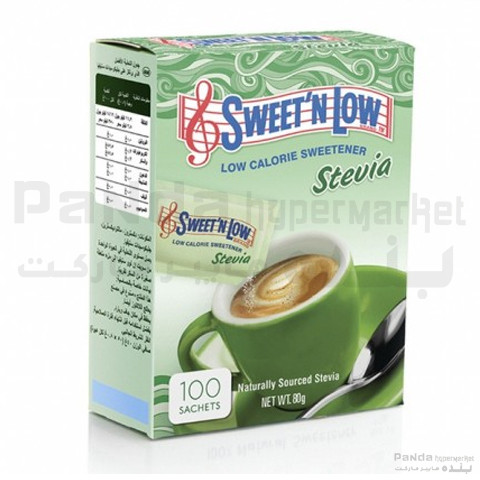 Sweet N Low Stevia Sachets 100s