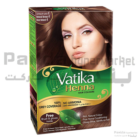 Vatika Henna 4.5 Dark Brown Colouring Powder  60g