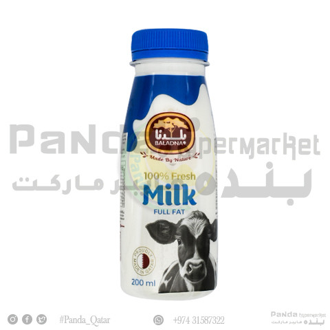 Baladna Fresh Milk Full Fat 200ml
