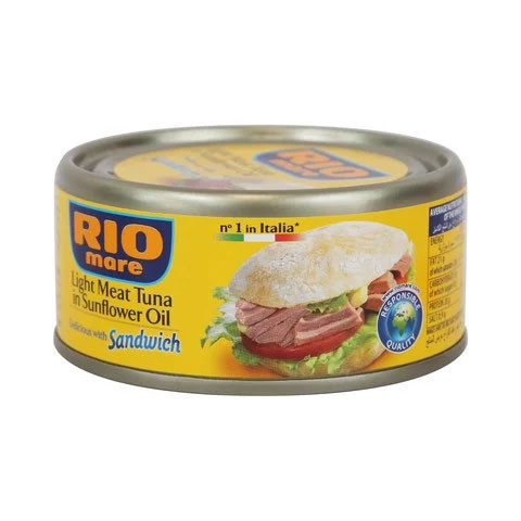 Rio Mare Tuna In Sunflower Oil  Sandwich 160gm