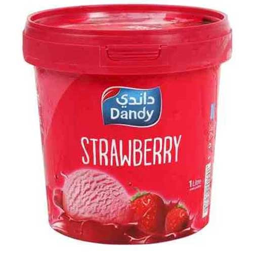 Dandy Strawberry Ice Cream 1L