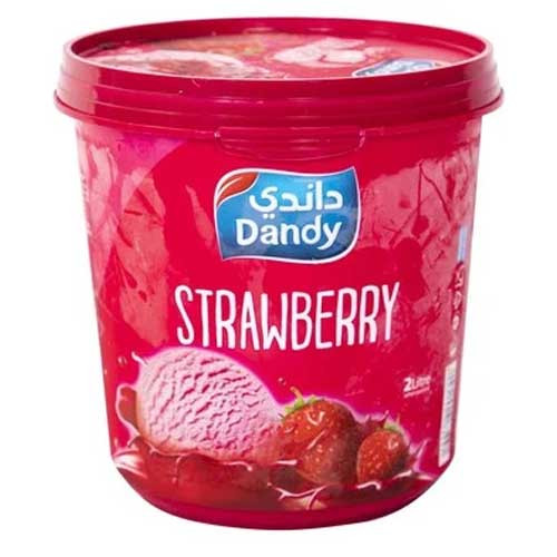 Dandy Ice Cream Strawberry 2L