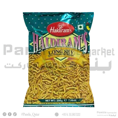 Haldiram's Long Sev Spicy Chickpeas Flour Noodles 200g