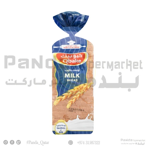 Qbake Milk Bread 620g