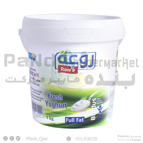 Raw'a Fresh Full Fat Yoghurt 1kg