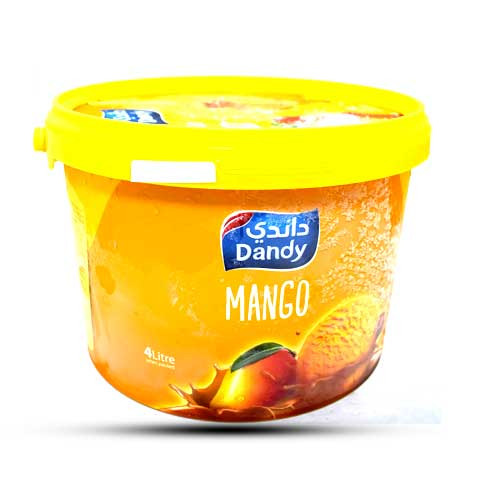 Dandy Mango ice -cream 4Ltr