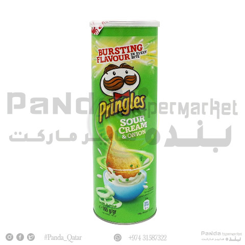 Pringles Sour Cream & Onion 165gm