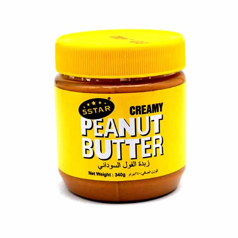 5 Star creamy Peanut Butter 340g