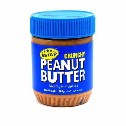 5 Star Crunchy Peanut Butter 200g