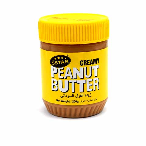 5 Star Peanut Butter Creamy 200gm