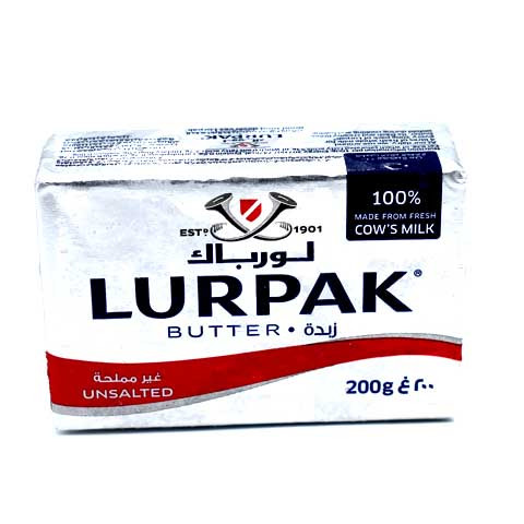 Lurpak Butter Unsalted 200gm