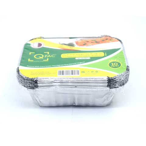 Q Pac Aluminium Container 8342 10s