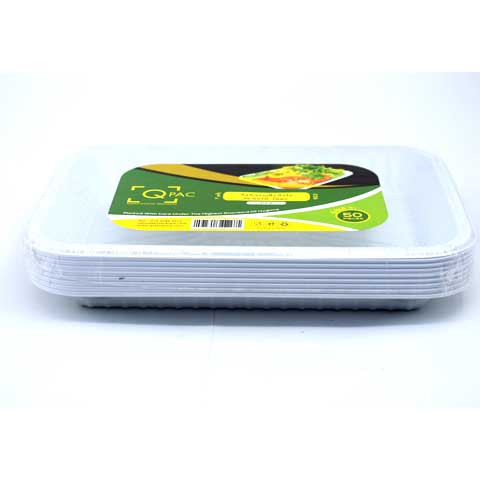 Q Pac Plastic Tray  No.3 50s