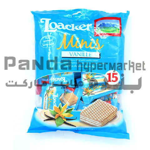 Loacker Minis Vanilla Biscuit 150gm