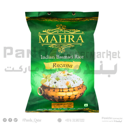 Rozana Basmati Rice 5kg - Panda.qa
