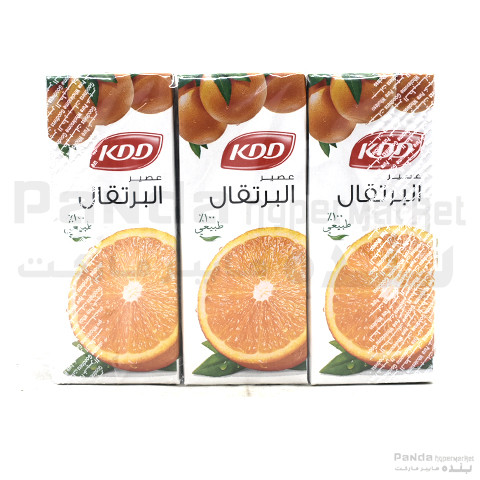 KDD Orange Juice 180ml X6Pcs
