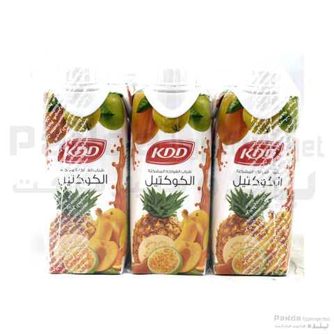 KDD Cocktail Drink juice 250ml X6Pcs
