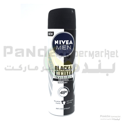Nivea Black N White Deo Men150Ml
