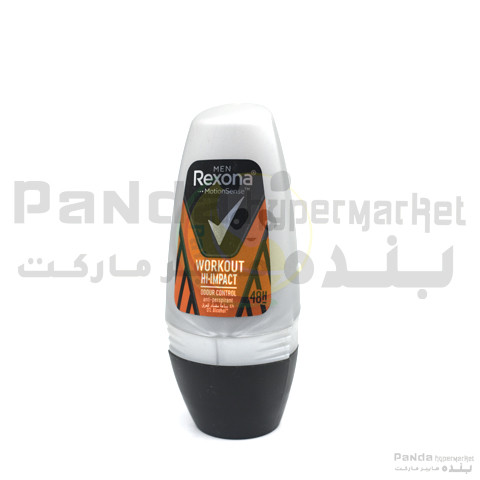 Rexona deo roll on 50ml workout hi impact men