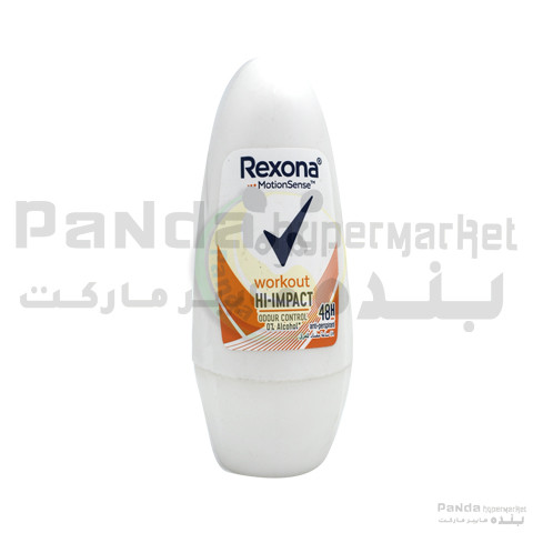 Rexona deo roll on 50ml workout hi impact women