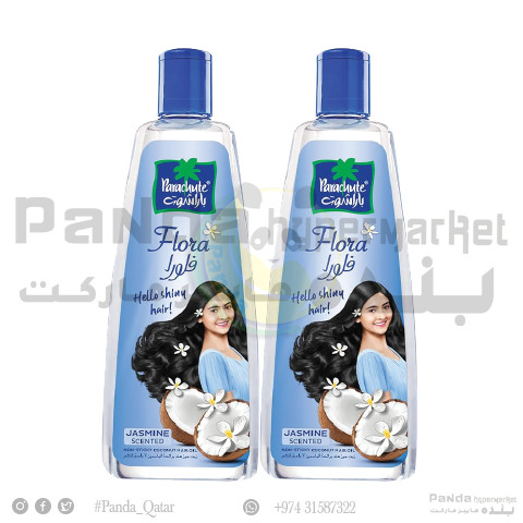 Parachute Flora Jasmine Hair Oil 300Ml X 2 Pc