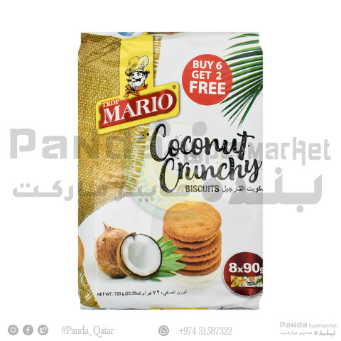 Mario Coconut Biscuit Cookies 720GM