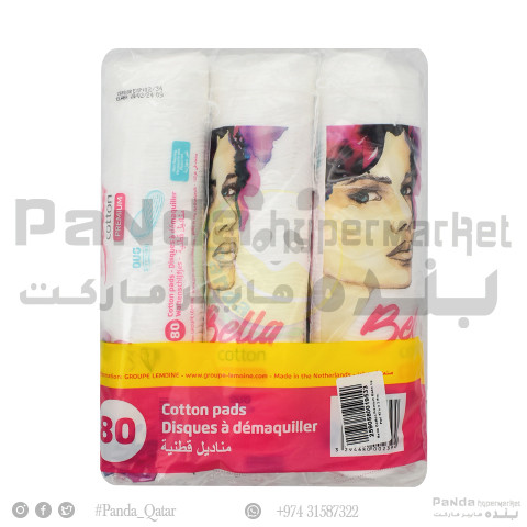 Bella Cotton Make Up Pads3X80gm
