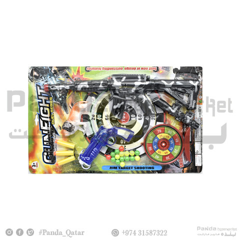 Shoot Gun Set Card kids toy
