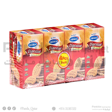 Cremica Digestive Biscuits 250gmX4Pcs