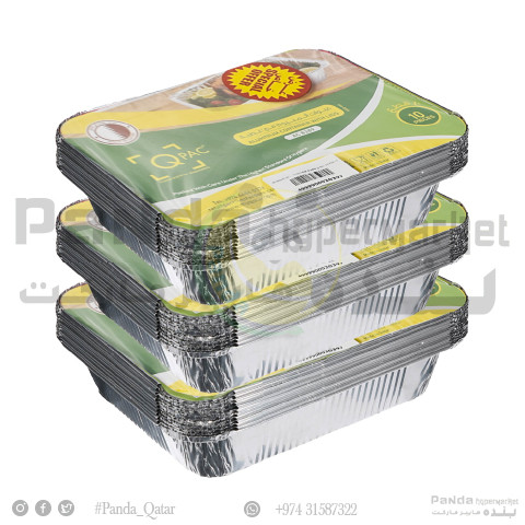 Q pack Aluminum Container 3pkt 8389