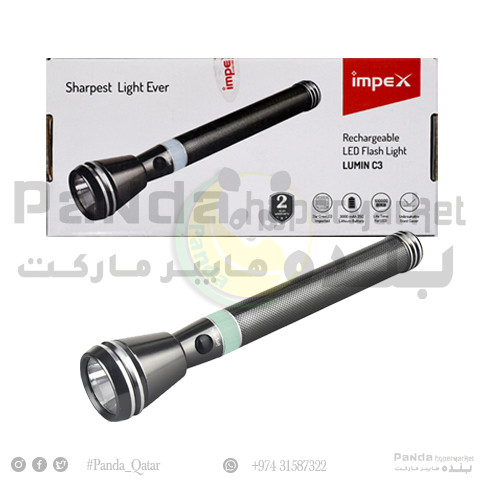 Impex Rechargable Led Flash Light Lumin C3
