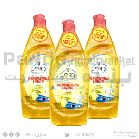 Lorx Dishwashing Liquid Assorted 3X1Ltr