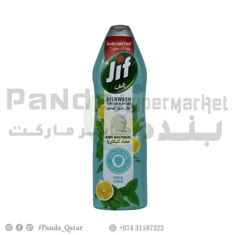Jif Dishwash Anti Bacterial Mint & Lemon 750Ml
