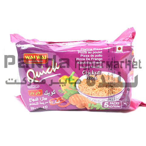 Wai Wai Chicken Pizza Flav 70gX5