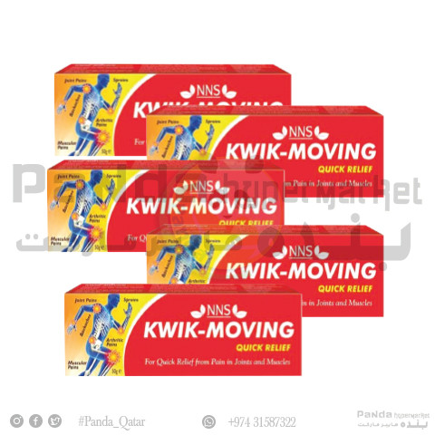 Kwik Moving Quick Relief Ointement 50GmX5