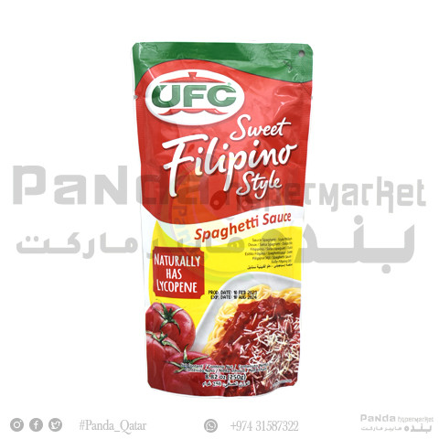 UFC SPAGHETTI SAUCE SWEET STYLE -250gm