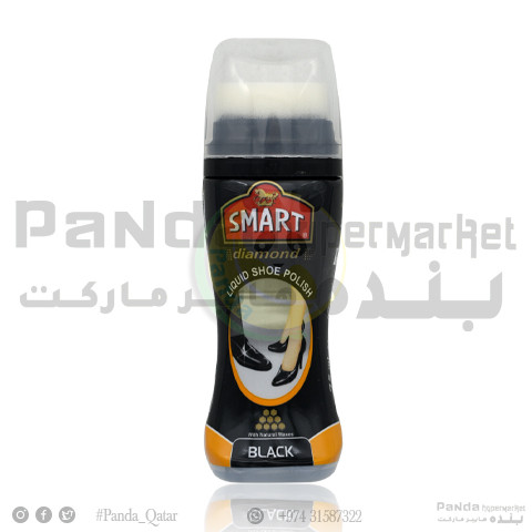 Smart Liquid Shoe Polish Black 75Ml #1928