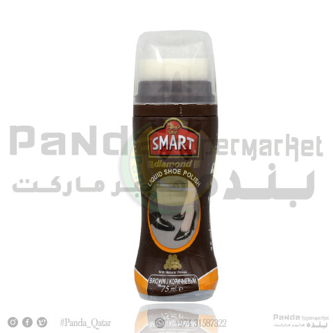 Smart Liquid Shoe Polish Brown 75Ml #1942