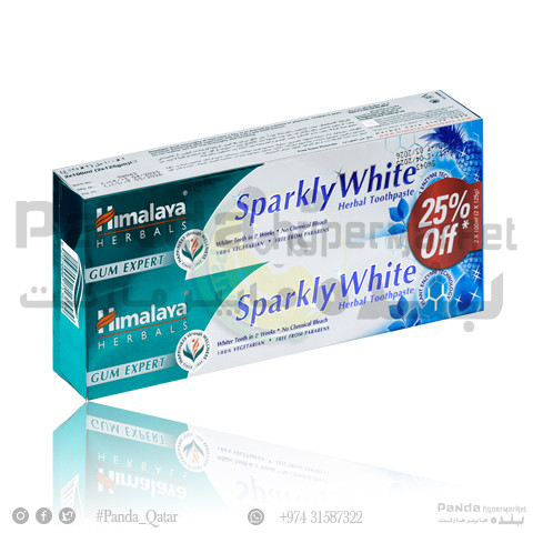 Himalaya Sparkly White Herbal Tooth Paste 2X100Ml
