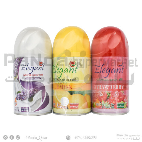 Elegent Automiser 3X250ml Asstd