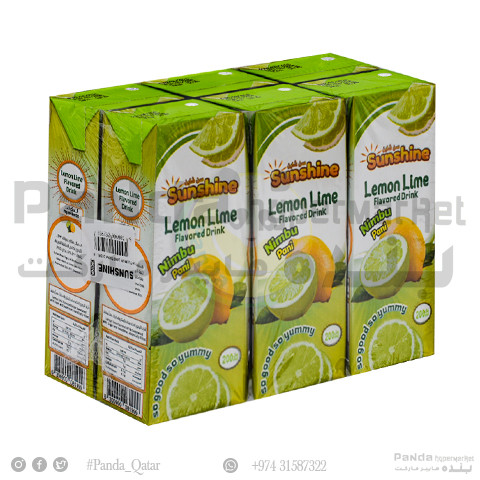 Sunshine LemonLime Drink200mX6