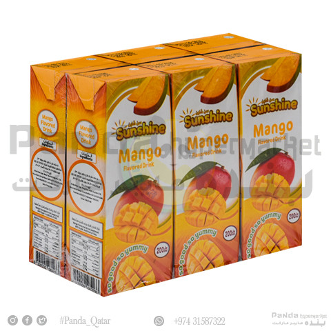 Sunshine Mango Flavoured 200mlX6