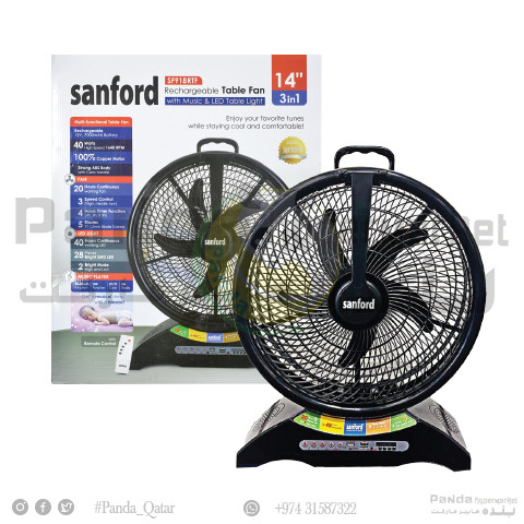 Sanford Rechargeable TableFan [SF9148RTF]