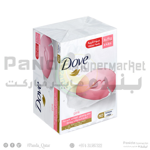 Dove Bar Pink 75gmX4pcs