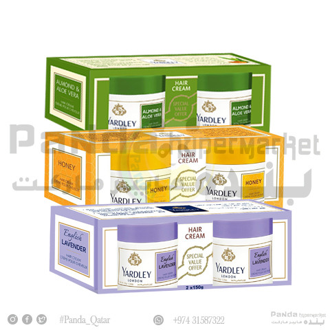 Yardley Hair Cream 150gmX2 Asstd